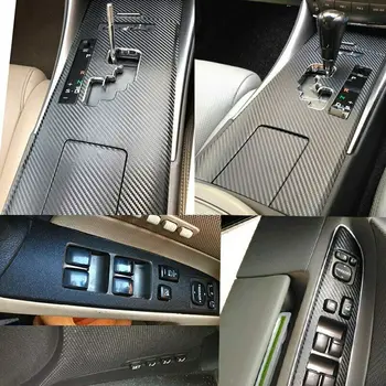 

Carbon Fiber Stickers Gear Shift Box Panel Cover Trim For LEXUS IS250 300 350 2012-2006 High quality