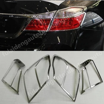 

4pcs ABS Chrome rear tail light Decorative frame lamp cover Trim For Honda Accord Sedan 9th 2014 2015 Car Styling