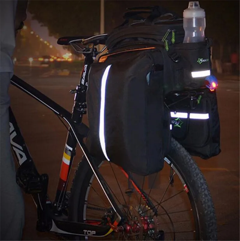ROCKBROS сумка для велосипедного сиденья задний рюкзак багажник Велоспорт Паньер упаковка большой емкости аксессуары для велосипедов, мотоциклов, горных велосипедов велосипедная сумка