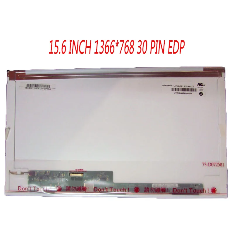 

15.6" LCD SCREEN LP156WH4-TPP1 B156XTN01.0 B156XTN02.6 N156BGE-E11 For Lenovo thinkpad T540 FRU 04X0512 04X0513 04X0514 30pin