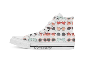 

Sunglasses Collection – Red Mint Palette Custom Casual High Top lace-up Canvas shoes sneakers Drop shipping