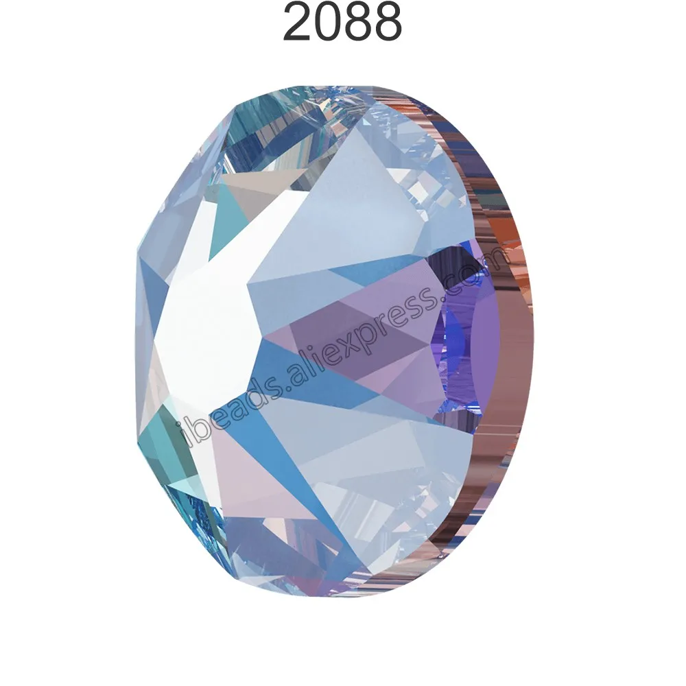 24 шт.) Оригинальные кристаллы от Swarovski 2088 XIRIUS DeLite Effects с плоской задней частью Стразы без горячей фиксации страз для дизайна ногтей ювелирные изделия