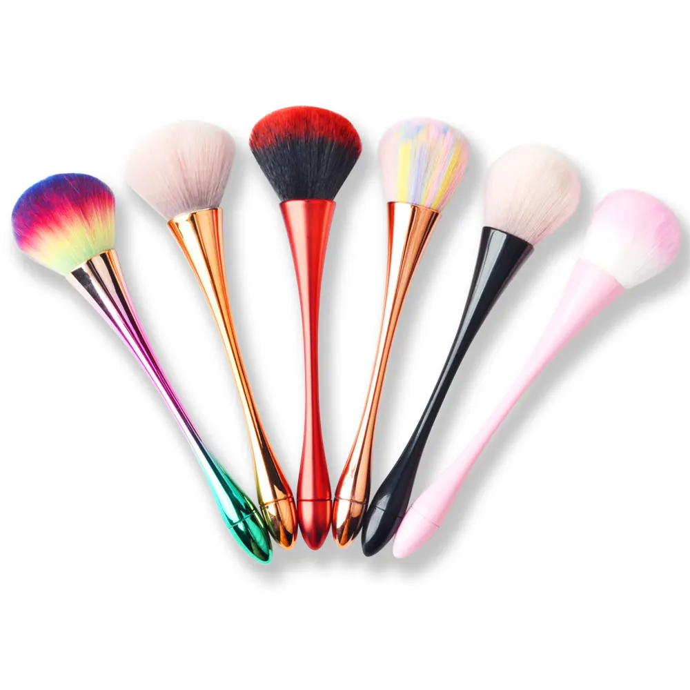 

6 Types ABS Nail Brushes for Manicure Fashion Nails Art Brush Tools Accessories 2021 Professional Nail Material