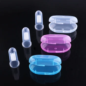 

Soft Silicone Finger Toothbrush Hygiene Brushes Massager Brush Healthy Kids Baby Infant Oral Dental Teeth Cleaning Care With Box