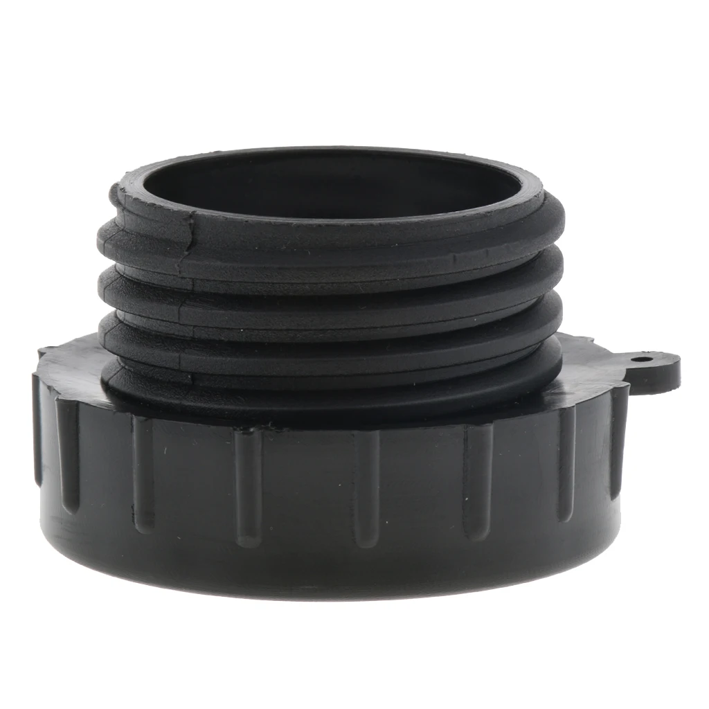 2inch IBC Fine Threads Drain Adapter Male G hose Ibc Tote Tank Cap IBC Water Tanks Black