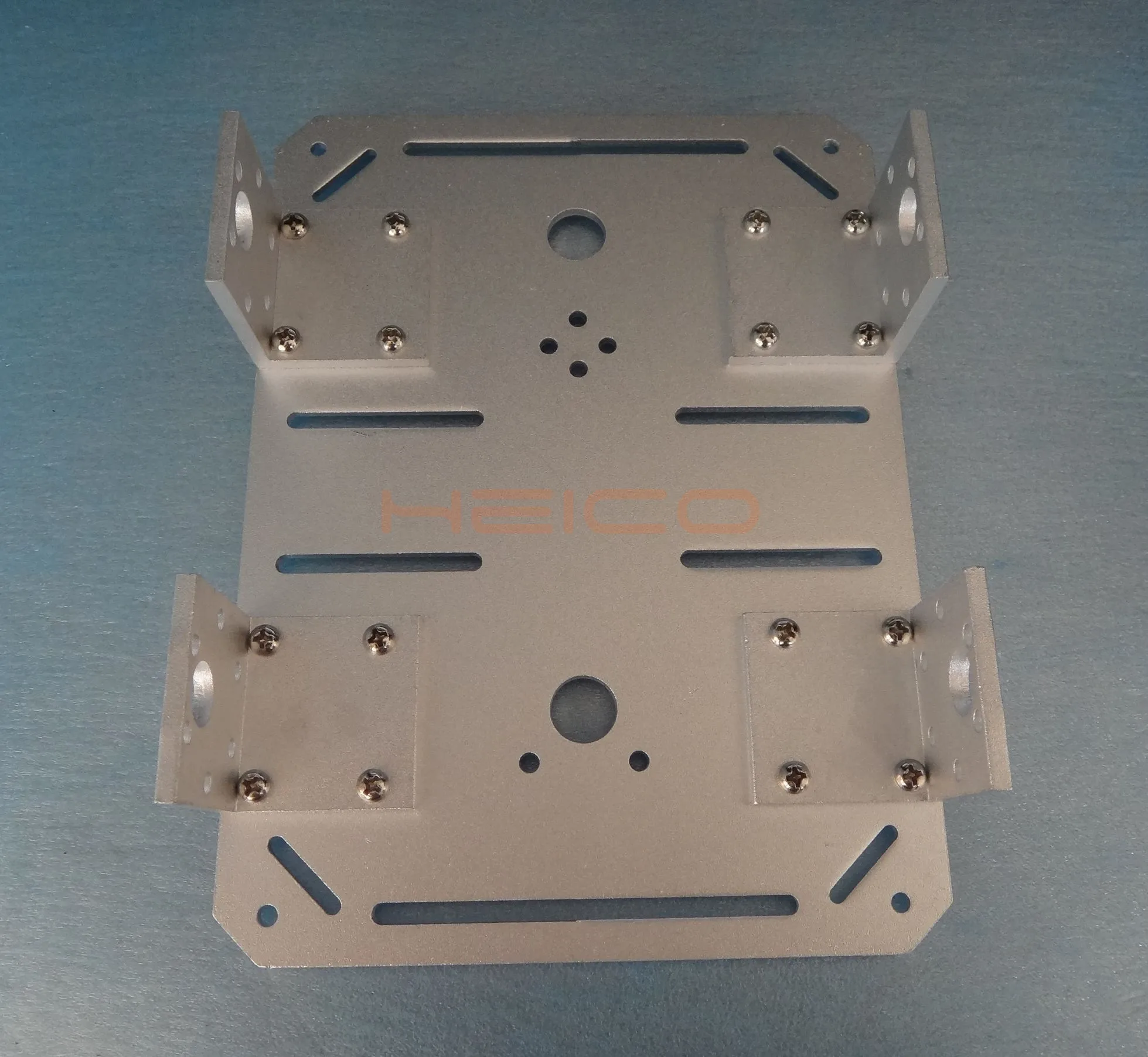  Metal 4WD Car Tracking Robot Smart 4 Wheel Drive Chassis with 4pcs 37mm Gear Motor Large Load-beari - 4000294621374