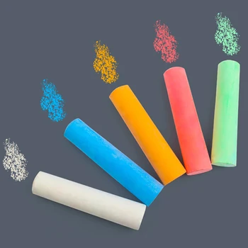 

20PCS 5 Color Dustless Chalk Pen Drawing Chalks For Blackboard 6 Colors Stationary Office School Supplies Accessories