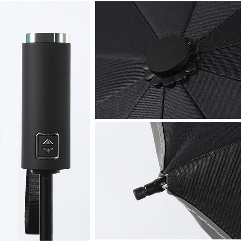 Automatic Folding Strong Umbrella for Men Women Windproof 12Ribs Reverse Umbrella Wind Resistant Trip Inverted Rain folding umbrella,automatic umbrella