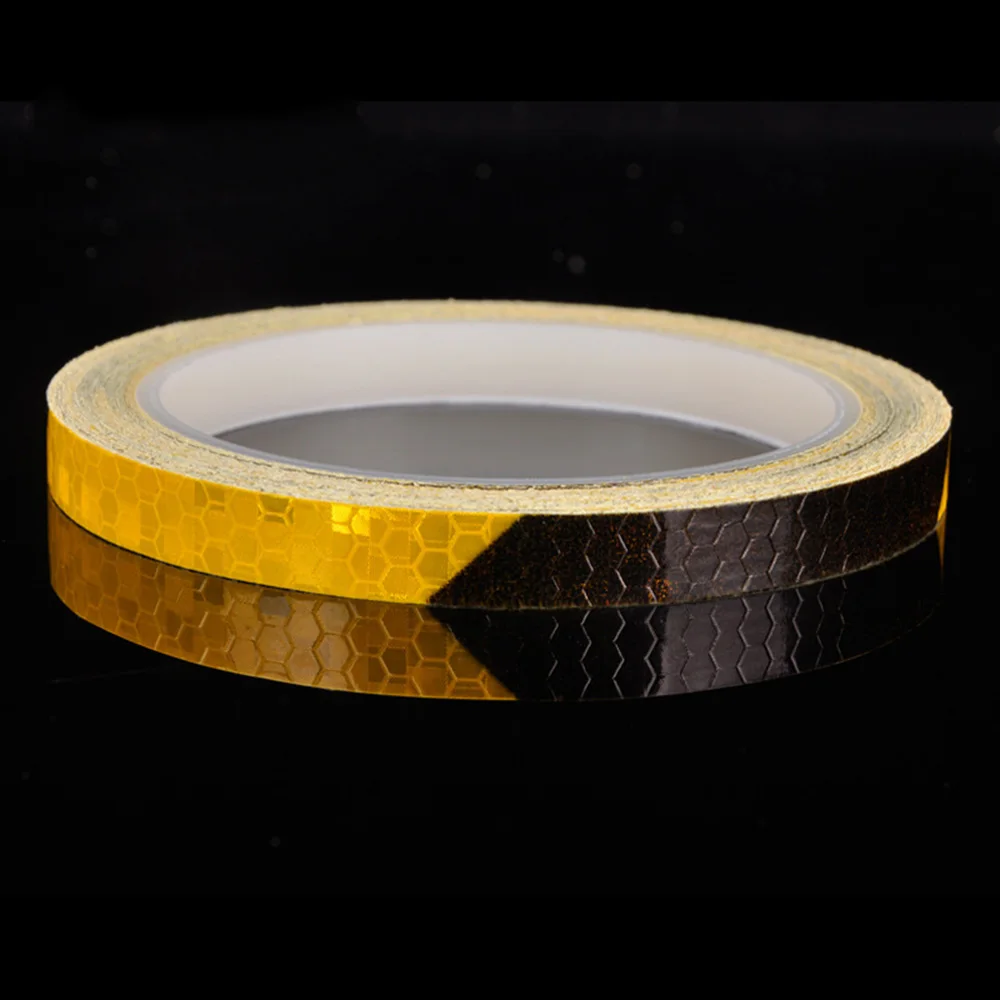 Reflective Tape Bicycle Stickers Decals Fluorescent Bike Wheel Strip Stickers Adhesive Safety Cycling Bike Warning Tape BC0123 (6)