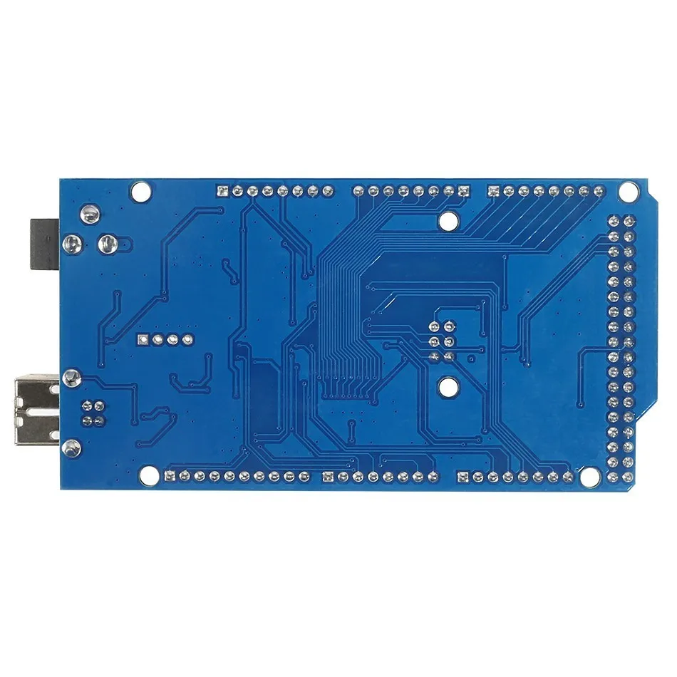 Плата 5 шт./лот Mega 2560 R3 с USB кабелем для Arduino MEGA2560 MEGA ATmega2560 16AU CH340G AVR макетная
