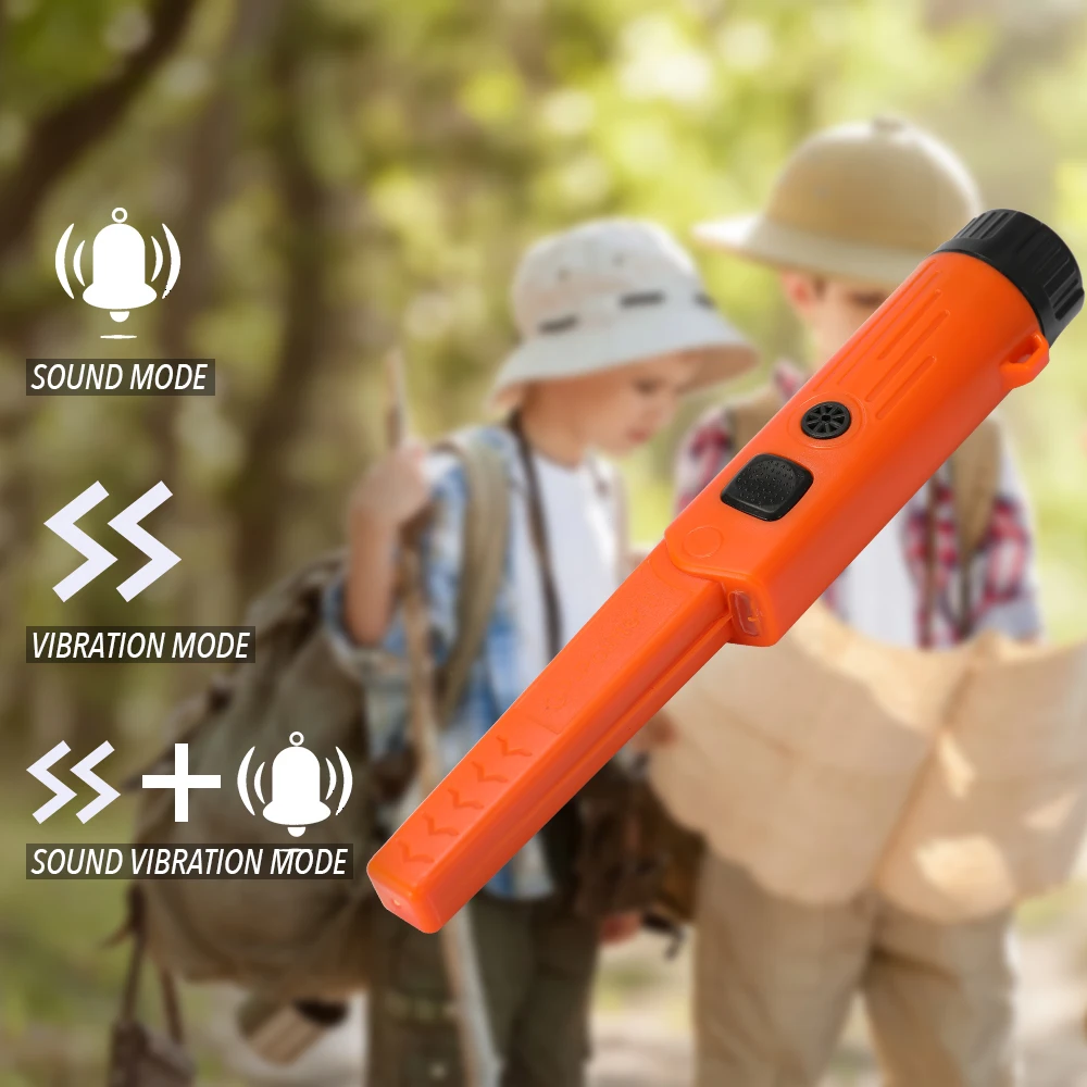 

Waterproof High Sensitivity Handheld Metal Detector Treasure Archaeological Gold Locator Pointer with LED Light