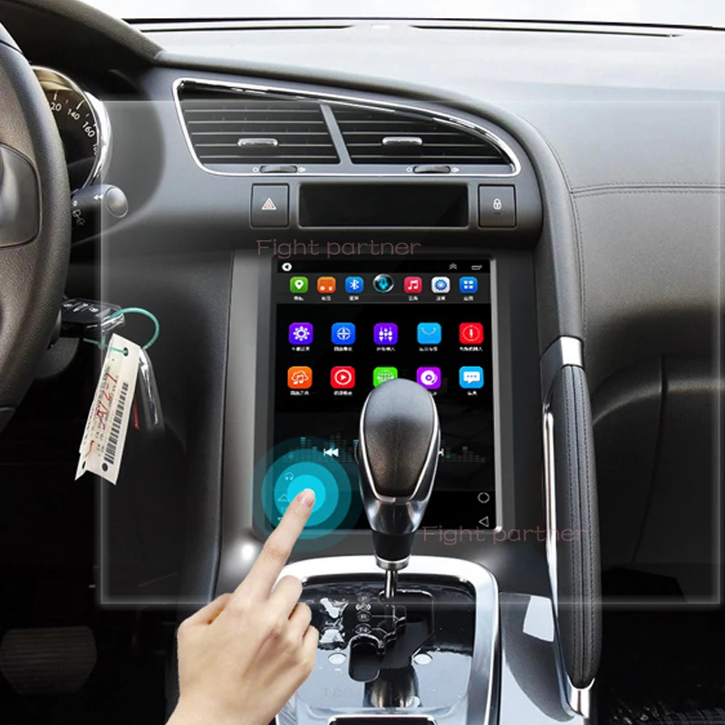 10 4 дюймовый большой вертикальный экран для автомобиля android dvd Peugeot 3008 2009-2013 GPS