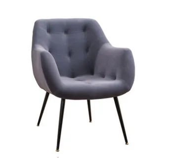 

Nordic Single Sofa Small Family Modern Simple European Fabric Leisure Chair Bedroom Balcony Lazy Small Sofa