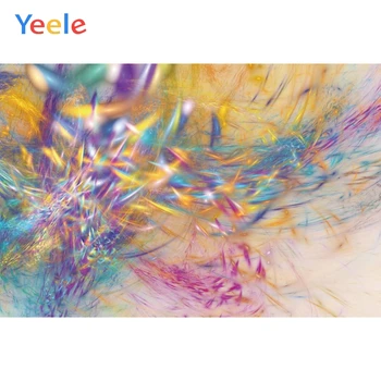 

Yeele Wall Decor Photocall Colorful Feathers Nice Photography Backdrops Personalized Photographic Backgrounds For Photo Studio