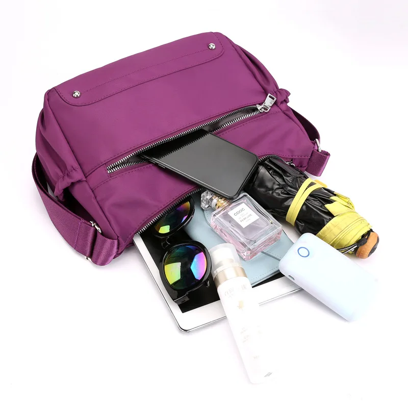 

Suo air tex Korean-style Trend WOMEN'S Bag 2019 New Style Nylon Waterproof Shoulder Dumpling Bag Going to Work Shopping Oblique