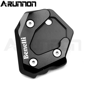 

For Benelli Leoncino 500 Leoncino500 BJ500 BJ 500 Motorcycle CNC Aluminum Kickstand Foot Side Stand Extension Support Plate Pad