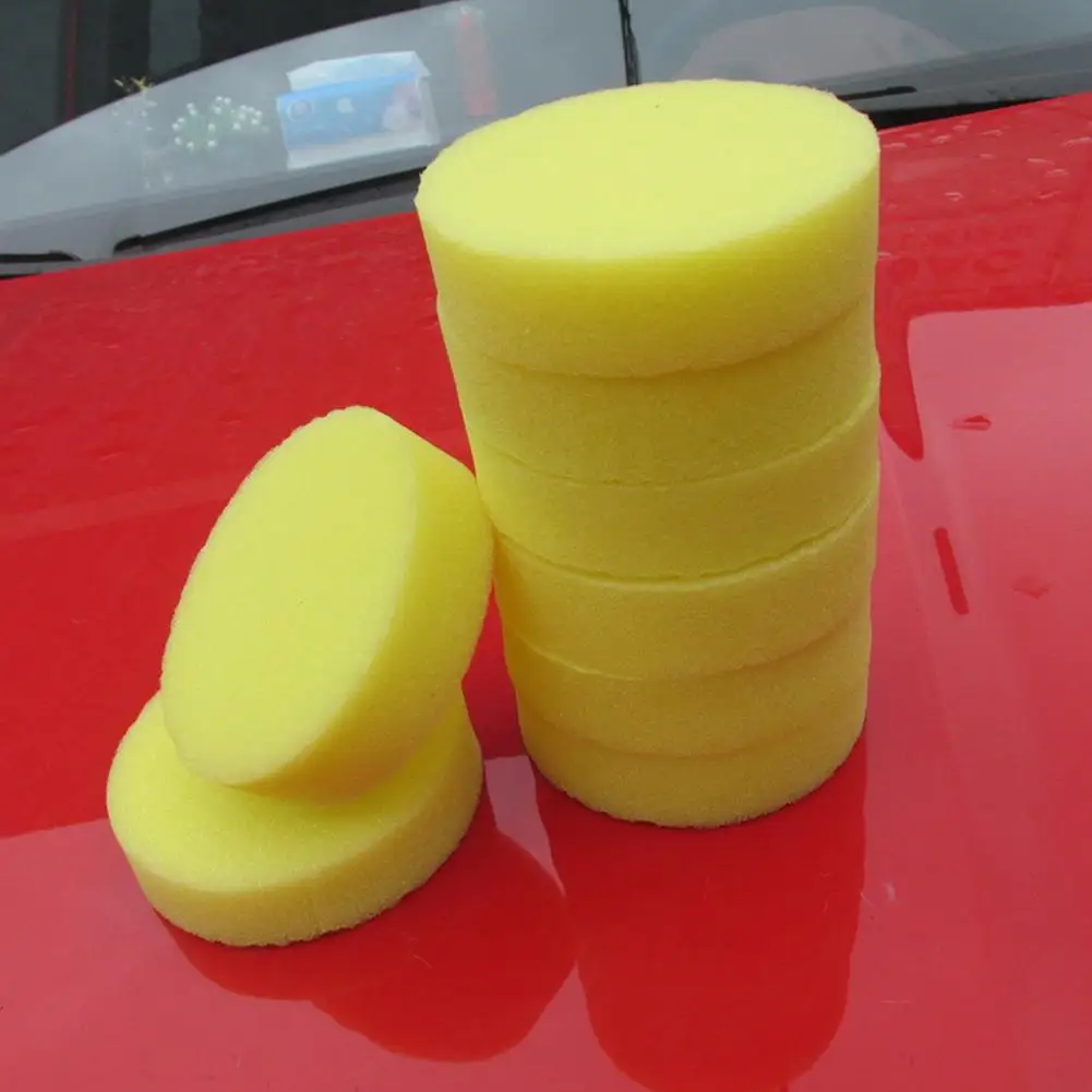 Kuulee автомобильный воск для полировки пены губка ручной мягкий воск желтый Губка