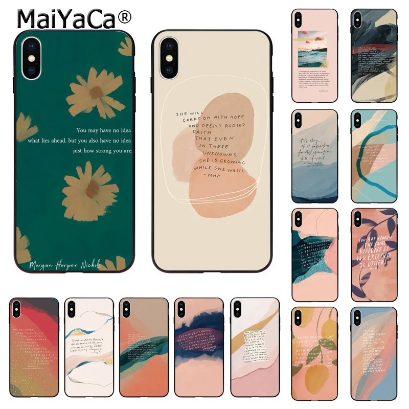 MaiYaCa розовый вдохновляющие мотивирующие цитаты картина маслом Художественный
