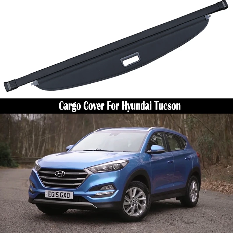 

Багажник заднего багажника для Hyundai Tucson 2015-2020 защитный щит задняя багажная занавеска разделение конфиденциальность автомобильные аксессуары
