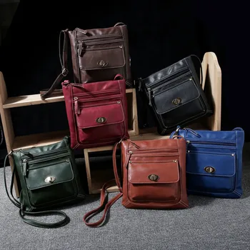 

2020 Hot Sale Women Fashion Small Square Leather Satchel Cross Body Shoulder Metal Lock Messenger Bag Single Shoulder Strap#LR3