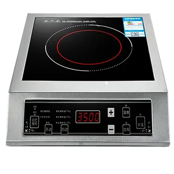 

3500W Commercial Electric Induction Cooker Furnace Stainless Steel Desktop Home High-power Cooking Stove Hotpot Pot Tool