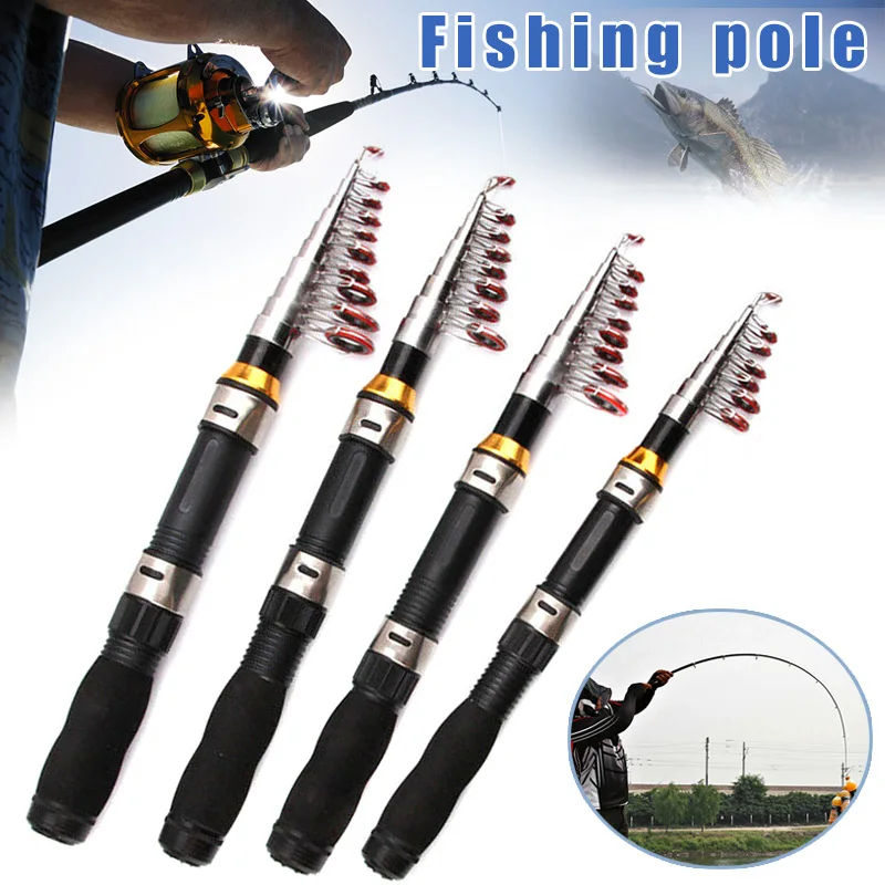 

Portable Telescopic Fishing Rod Ultralight Fishing Rod for Travel 1/1.2/1.5/1.7/2.1 &T8