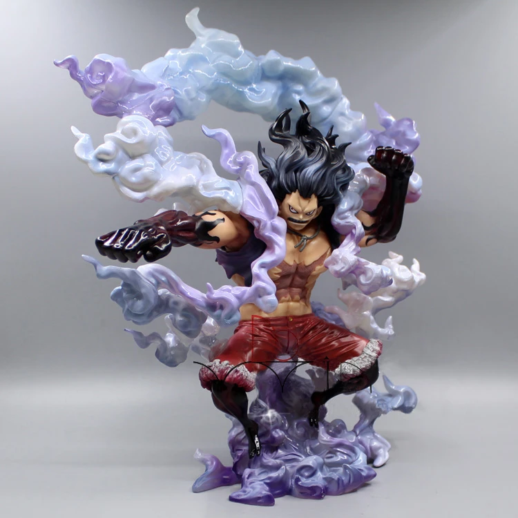 One Piece GK Anime Action Figure Wano Gear 4 Monkey D Luffy Figma Figurine  26cm PVC Model Snake Man Desktop StatueToys Kid