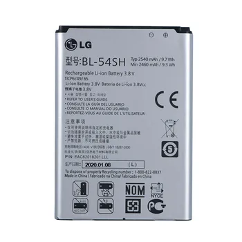 

Original BL-54SH Battery for LG Optimus LTE III 3 G3mini F7 F260 L90 D415 US780 LG870 US870 LS751 P698 MAGNA - H502 2540mAh