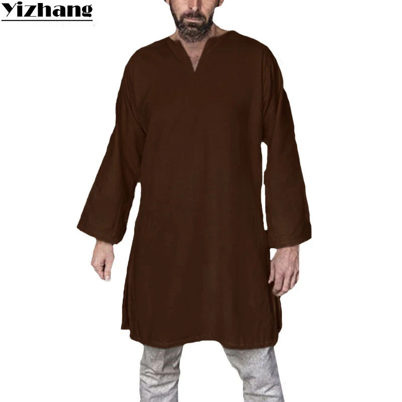 Yizhang средневековый Викинг Спартанский рыцарь-воин битва рубашка Косплей Одежда Древняя Греция римская война Легион Custome