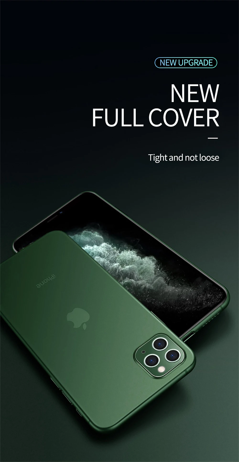 0,4 мм Ультра тонкие матовые i телефонные чехлы для iPhone 11 Pro Max XS XR X 6 S 6 S 7 8 Plus SE 5S твердый ПП прозрачный сосна зеленый чехол