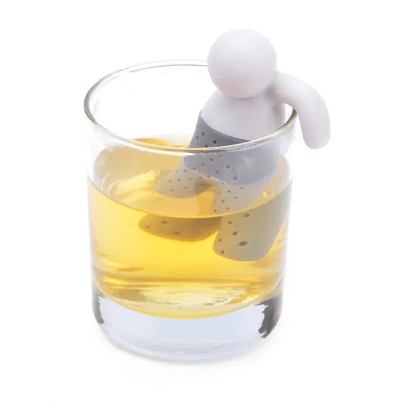 Silicone Interesting Tea Strainer Infuser Teaware Strainer Filter Tea Bags Maker Leaf Infusor Kitchen Accessories Tools