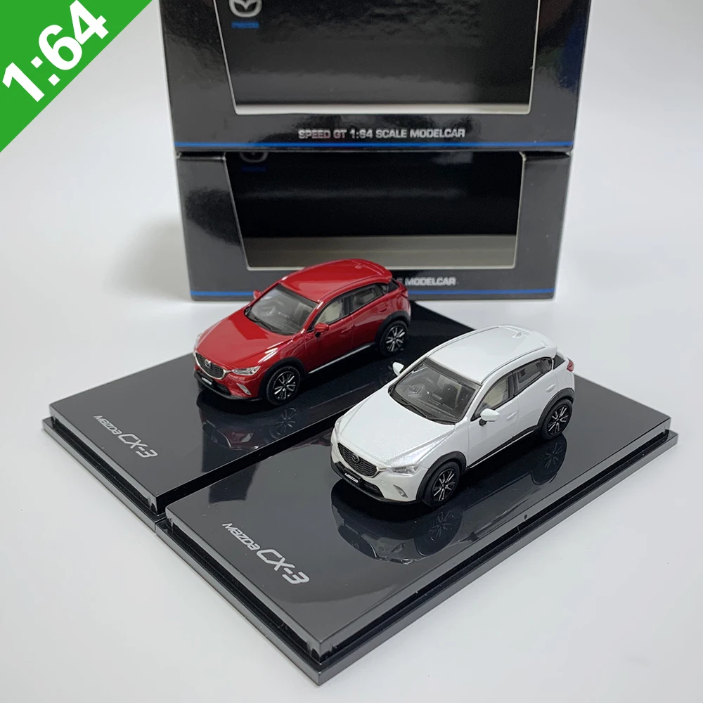 Оригинальная коробка 1:64 модель внедорожника Mazda CX3 из CX-3 сплава статическая