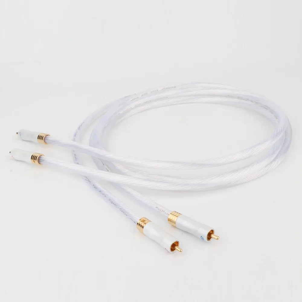Кабель-удлинитель 5N OCC RCA посеребренный аналоговый кабель с на 1 пара | Электроника