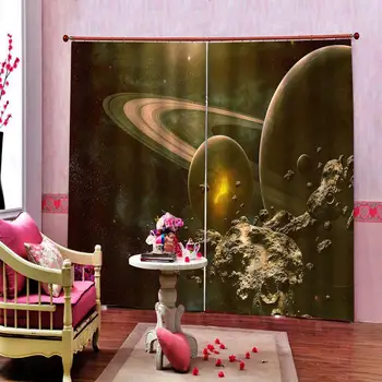 

black stars curtains Customized 3d curtains simple and fresh modern thickening blackout curtains