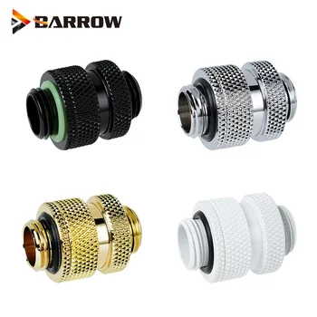 

Barrow G1/4 Male To Male Connector,16~22mm Dual Graphics Card Block Connect Fittings,Gold ,White, Black ,Silver,TSSXK-S01