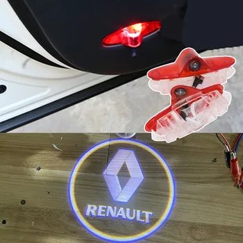 

LED Door Welcome Light Projector Logo Laser lamp For Renault latitude Talisman laguna Magane 2011+ Decorative lamp accessories