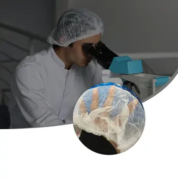 

Disposable Non-Woven Strip Hat Affordable Disposable Design Creates A Smooth Barrier Wide Elastic Band 1 Pcs