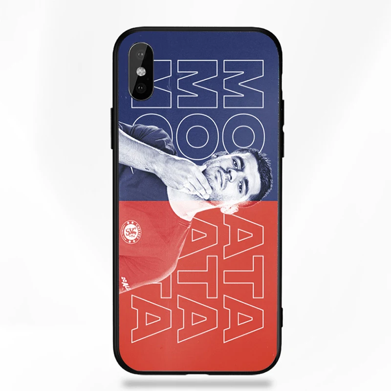 Чехол для телефона Morata для iphone чехол Атлетико Мадрид FC DIY черный мягкий ТПУ чехол для iphone 11Pro X XR XS MAX 7 8 7plus 6 6S 5S SE 5