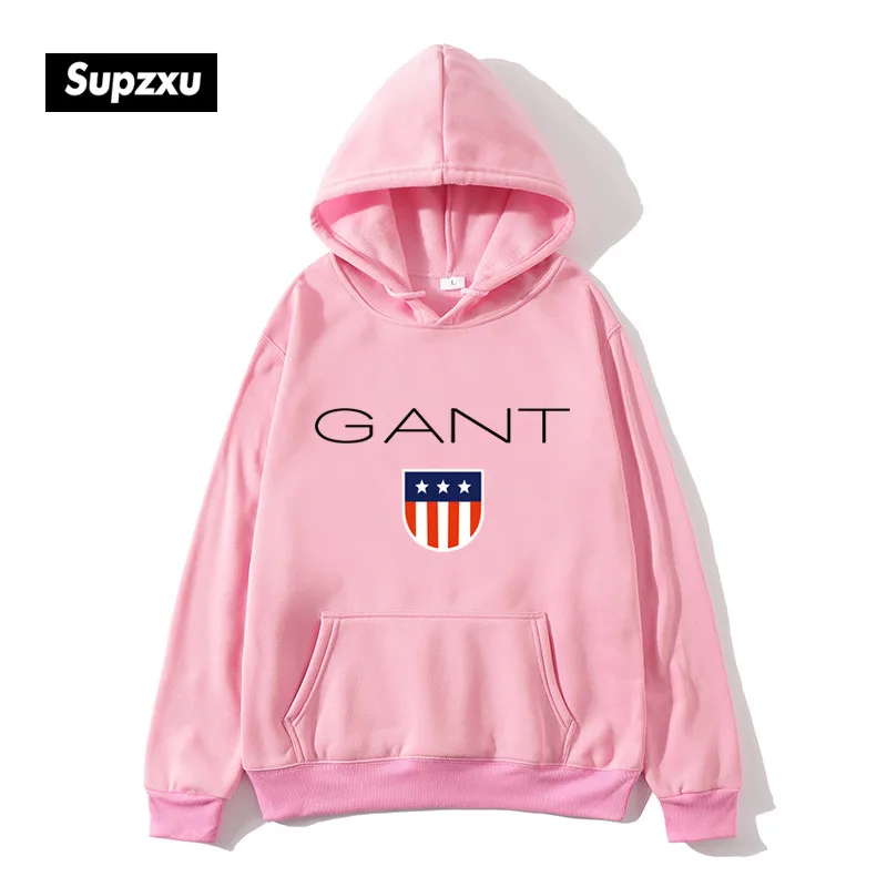 Men/women sweatshirts autumn/winter plus velvet cotton hoodie Harajuku  pullover jacket GANT printed sweatshirt ladies plus size _ - AliExpress  Mobile