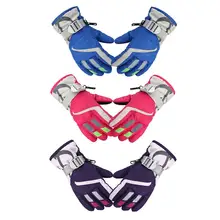 Зимние теплые перчатки для сноубординга, лыжные перчатки для мужчин, женщин, детей, зимние варежки, водонепроницаемые дышащие перчатки для катания на лыжах