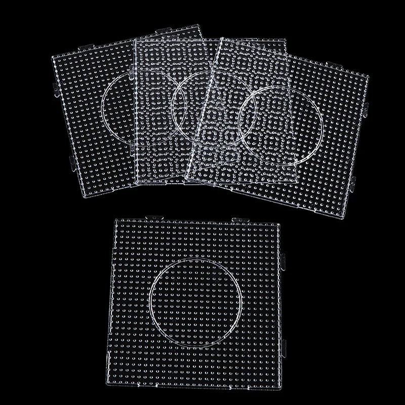 4pcs Hama Beads Pegboards 15cm Beads Template for Making Iron Boards