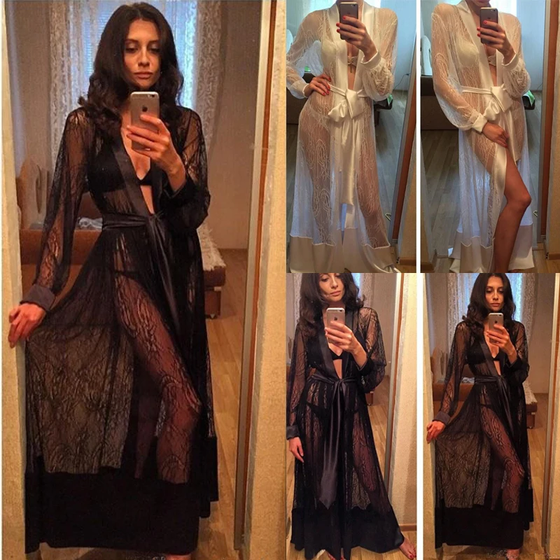 Модное Горячее предложение, сексуальное женское прозрачное белье, рубашка, ночное белье, Сетчатое Прозрачное платье