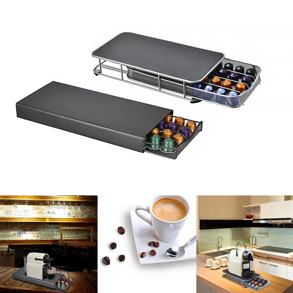 Кофейная капсула держатель ящик для хранения Nespresso кофе Подкаст аксессуары стеллаж для хранения Органайзер кафе набор Высокое качество