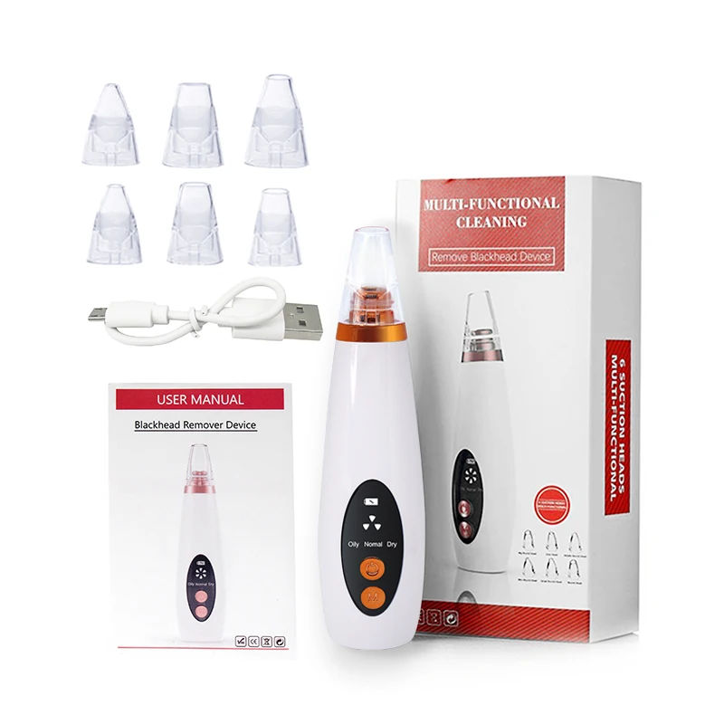 

USB Blackhead Remover Pore Cleaner Face Pore Vacuum Skin Care Acne Pore Cleaner Pimple Removal Facial Black Head Remover Tool