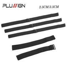 Plussign регулируемая резинка 25 мм 35 мм два разных ширины парик эластичная лента тянущийся толстый парик полосы 1 шт