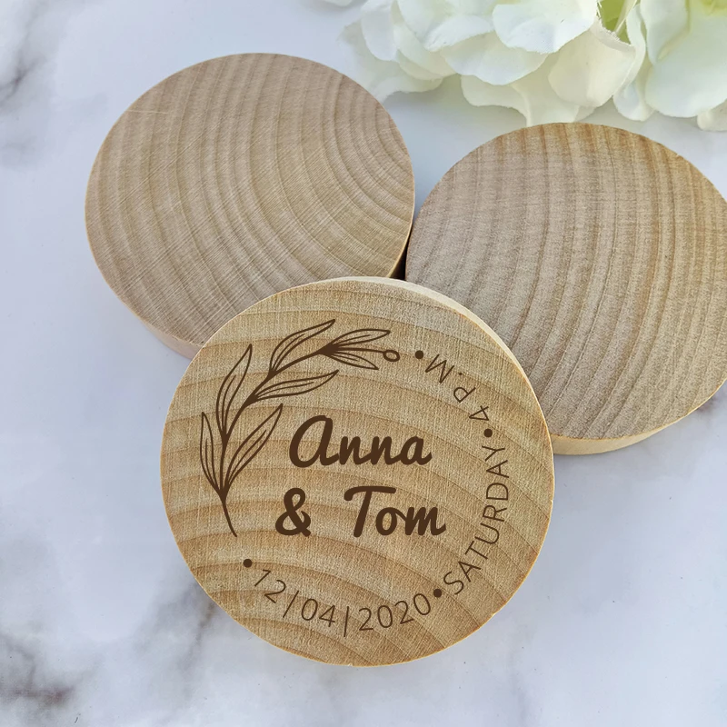 Engraved Round Wooden Beer Bottle Opener with Magnet Wooden Refrigerator Magnet Bottle Opener for Kitchen Gathering Party beer bottle opener keychains