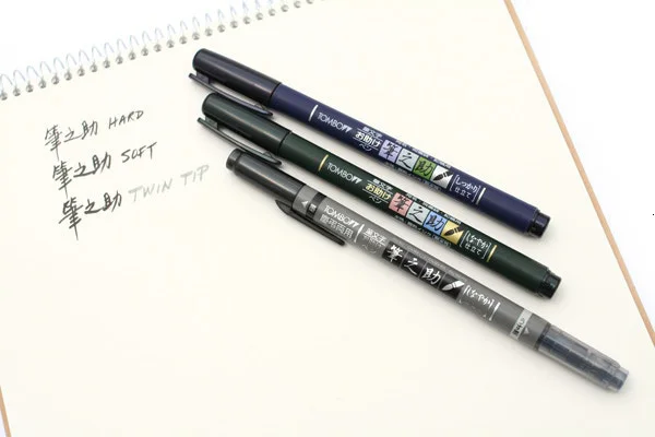 JIANWU TOMBOW 1 шт./Япония ручка-кисть для каллиграфии практика каллиграфии маркер ручка scriptliner школьные принадлежности