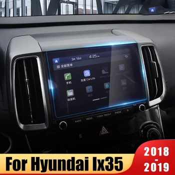 

9.6 inch For Hyundai IX35 2018 2019 Tempered Glass Car Navigation Screen Protector LCD Touch Display Film protective Sticker