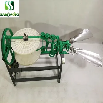 

Semi-automatic straw rope rolling machine straw rope making machine grass rope weaving machine Straw rope braiding machine
