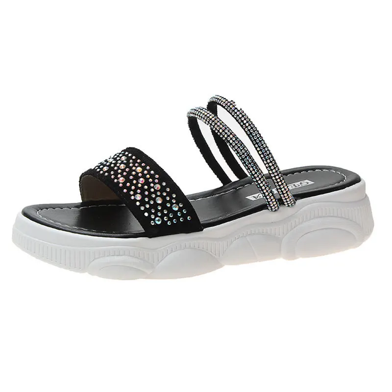 

Double Purpose Slipper Women's Outer Wear 2019 New Style Summer Versatile Thick Bottomed Platform-Style Summer Online Celebrity
